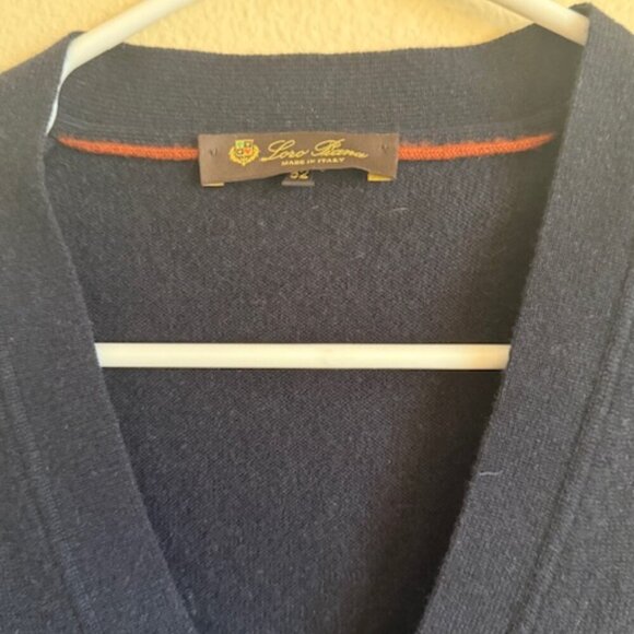 loro piana 100 cashmere cardigan vest men - Picture 3 of 5